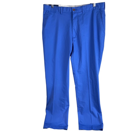 NEW Polo Golf Ralph Lauren Mens Classic Fit Chino Pants 36x32 Stretch Royal Blue - Picture 1 of 8